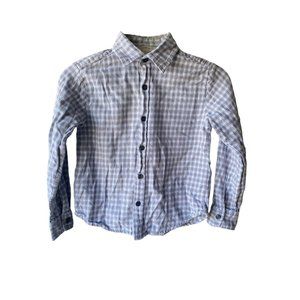 Strasburg light blue flannel button down